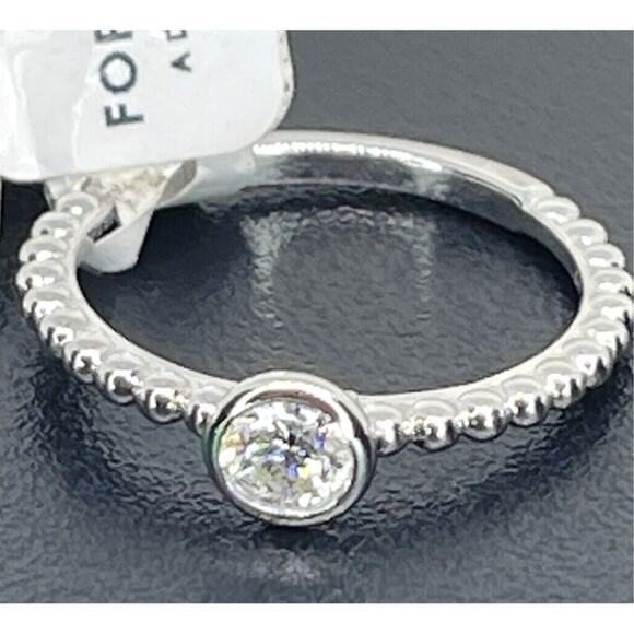 De Beers Forevermark Natural Diamond 18K Solid Gold Ring (1/4 ct) SZ 6.5 Luxury - Picture 10 of 16